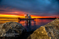 Michigan Photography  Sugar Island Ferry Sunrise Sugar Island Michigan