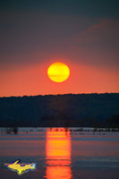 Sunrise over Sugar Island Sault Ste. Marie, Michigan Photography And Photos