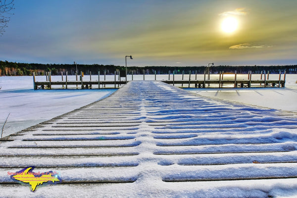 Michigan Landscape Photography Sunset Little Lake State Harbor Newberry Michigan. Photos