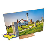 Lighthouse of Michigan on photo tiles and gifts Whitefish Point