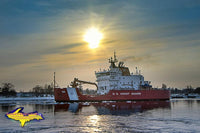 Great Lakes Freighters USCG Mackinaw WLBB-30 Photo United States Coast Guard Images For Sale