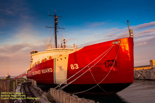 Great Lakes Freighters Photography USCG Mackinaw (WAGB-83)