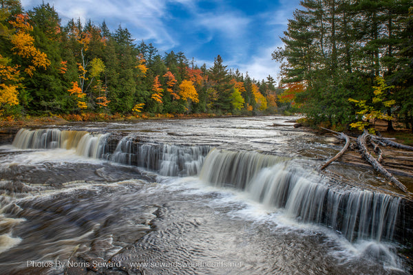 Lower Tahquamenon Falls Autumn Colors Michigan Upper Peninsula Photography.