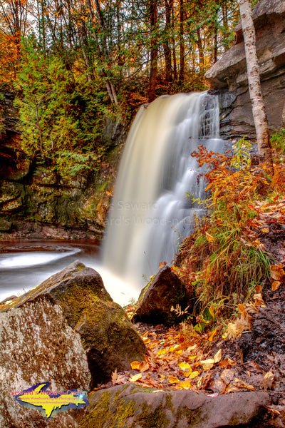 Michigan Photography Hungarian Falls Autumn Colors Keweenaw Peninsula Photos