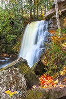 Michigan Photography Dreamy Hungarian Falls Autumn Colors Keweenaw Peninsula Photos