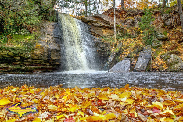 Michigan Landscape Photography Hungarian Falls Autumn Colors Keweenaw Peninsula Photos
