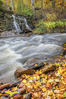 Michigan Photography A small waterfalls up by Hungarian Falls Autumn Colors Keweenaw Peninsula Photos