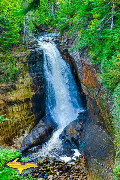 Pictured Rocks Miners Waterfalls Michigan Photography Landscape Photos For Sale