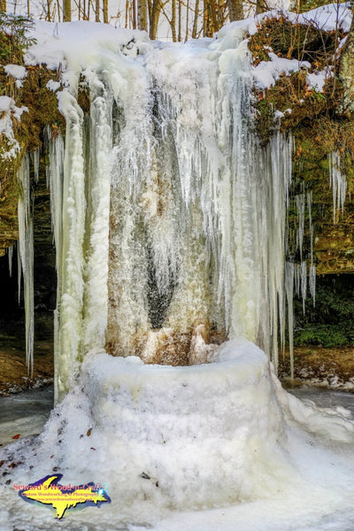 Michigan Photography Scott Waterfalls Winter Ice Michigan Upper Peninsula Photos