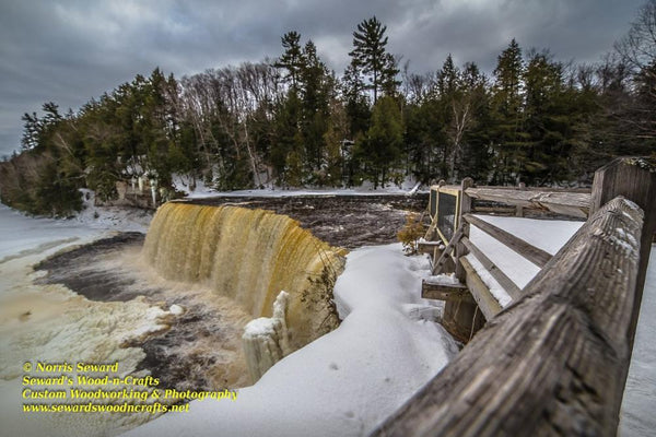 Upper Tahquamenon Falls Winter Image Michigan's Upper Peninsula Photos