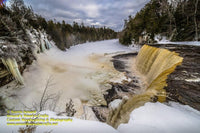 Upper Tahquamenon Falls Winter Photo Michigan's Upper Peninsula Photography