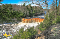 Michigan Landscape Photography Upper Tahquamenon Waterfalls Springtime Photos
