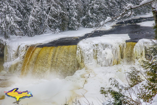 Michigan Landscape Photography Upper Tahquamenon Waterfalls Michigan Winter Photos