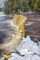 Michigan Landscape Photography Winter at Upper Tahquamenon Waterfalls