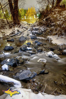 Michigan Photography Whetstone Brook Waterfalls on the Iron Ore Heritage Trail in Marquette, Michigan