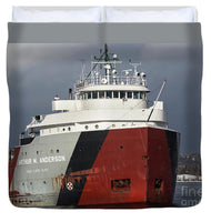 Auther M. Anderson Great Lakes Freighter Duvet Cover.  Great Lakes Fleet Freighter Gifts, Collectibles, Home/Bedroom Marine Decor