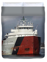 Auther M. Anderson Great Lakes Freighter Duvet Cover.  Great Lakes Fleet Freighter Gifts, Collectibles, Home/Bedroom Marine Decor for Boat Nerds