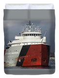 Auther M. Anderson Great Lakes Freighter Duvet Cover.  Great Lakes Fleet Freighter Gifts, Collectibles, Home/Bedroom Marine Decor For Freighter Ship Fans 