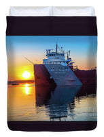 Great Lake Freighter Cason Callaway Duvet Covers Home Bedroom