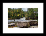 Waterfalls Tahquamenon Lower -2068 - Framed Print