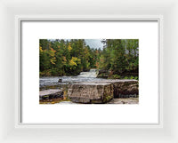 Waterfalls Tahquamenon Lower -2068 - Framed Print
