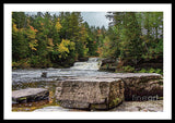 Waterfalls Tahquamenon Lower -2068 - Framed Print