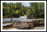 Waterfalls Tahquamenon Lower -2068 - Framed Print