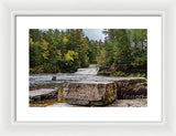 Waterfalls Tahquamenon Lower -2068 - Framed Print