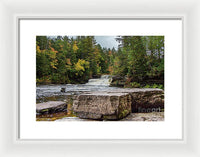 Waterfalls Tahquamenon Lower -2068 - Framed Print