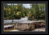 Waterfalls Tahquamenon Lower -2068 - Framed Print
