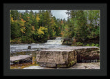 Waterfalls Tahquamenon Lower -2068 - Framed Print