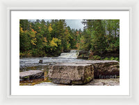 Waterfalls Tahquamenon Lower -2068 - Framed Print