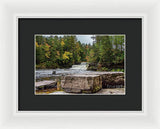 Waterfalls Tahquamenon Lower -2068 - Framed Print