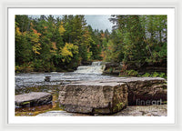 Waterfalls Tahquamenon Lower -2068 - Framed Print